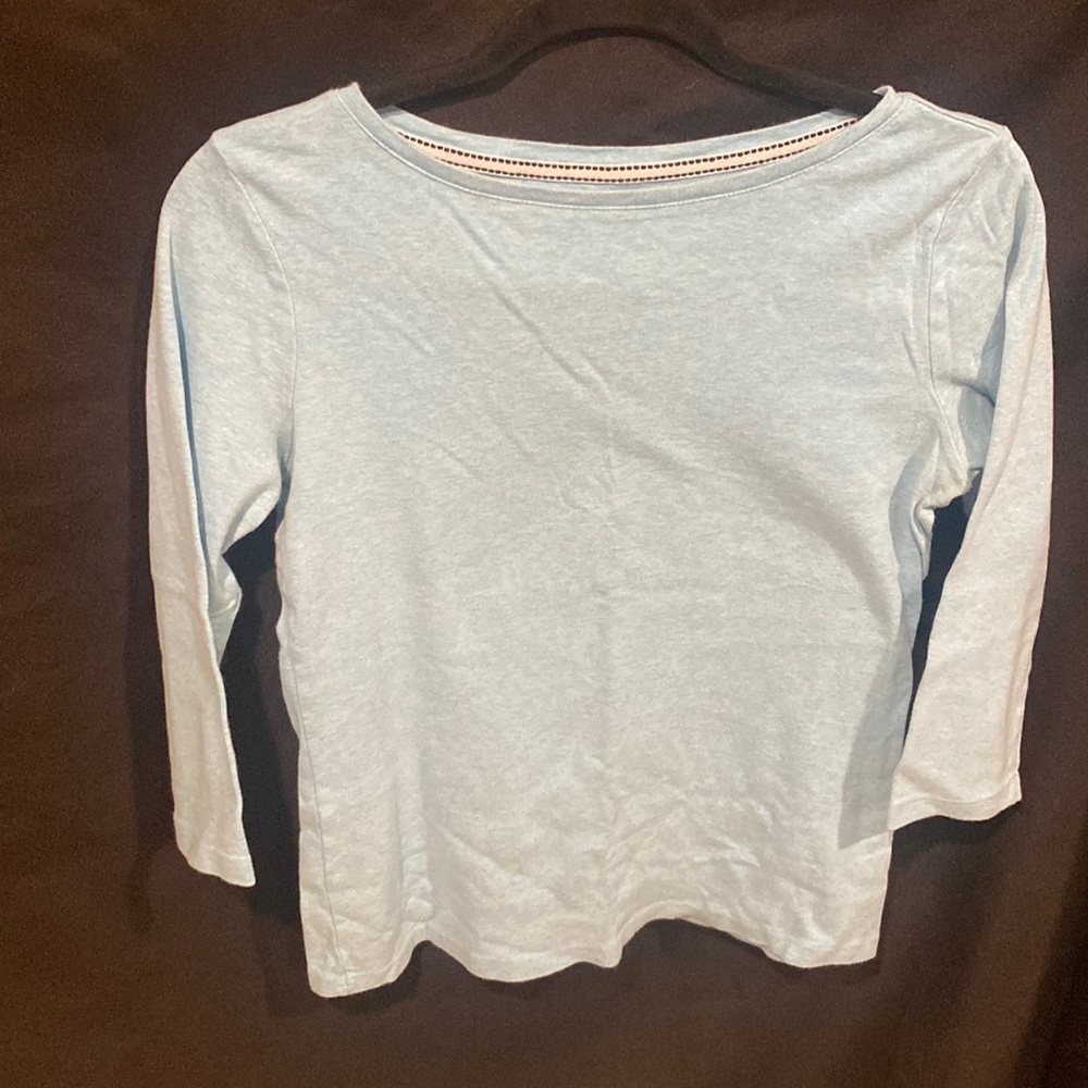 Medium, turquoise 3/4 length sleeve by Talbots